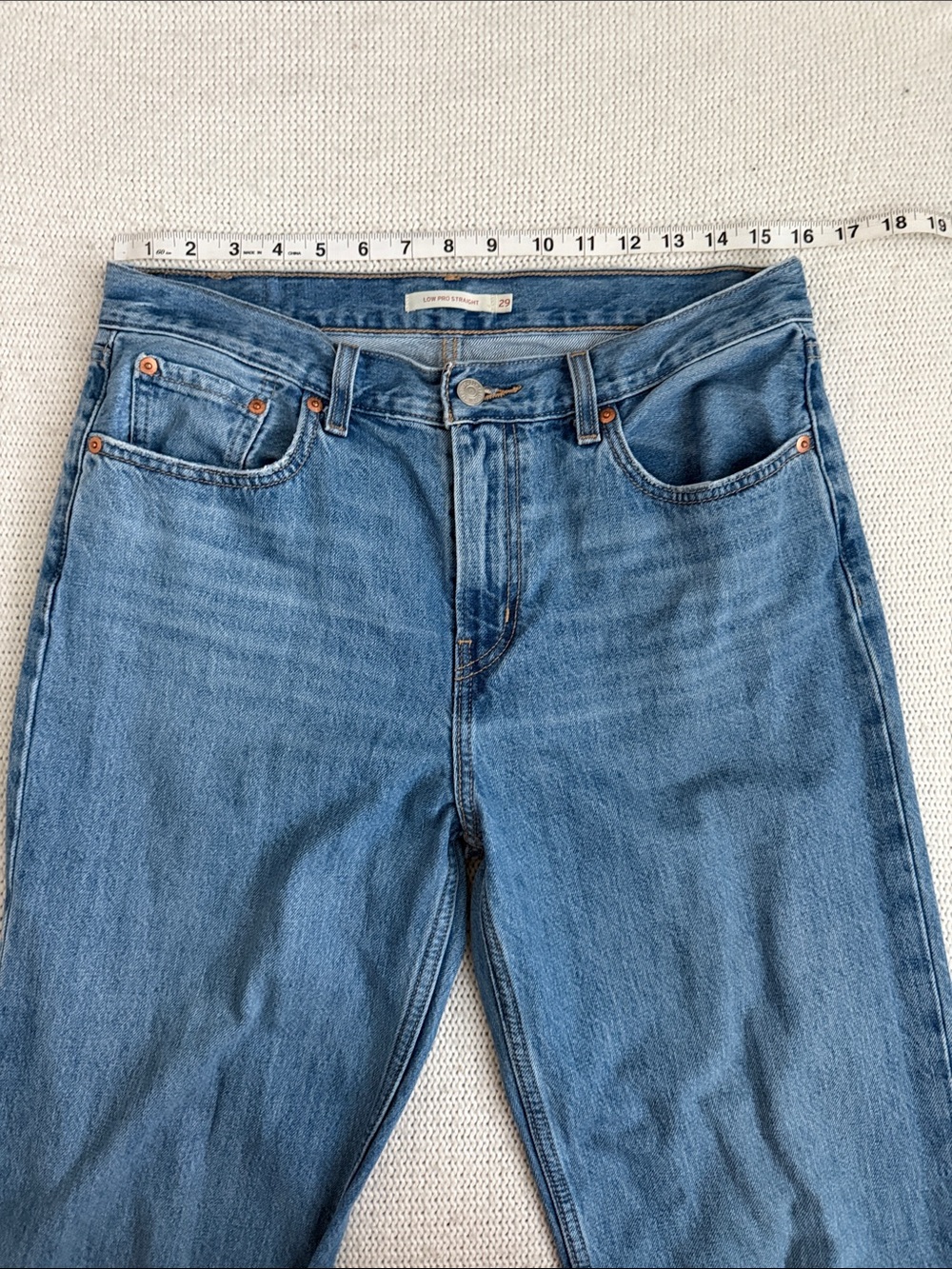 Levi’s Low Pro Straight Jeans Size 29 - Picture 3 of 7